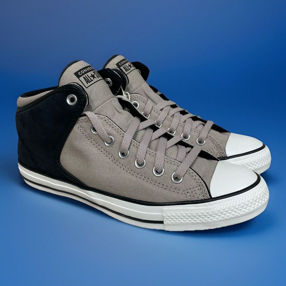 Converse CTAS High Street Mid Top Men's Size 10 Sneakers Papyrus/Black A14294C - Picture 2 of 9